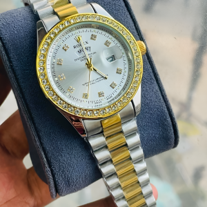 Rolex AA Grade Toton White Diamond Watch