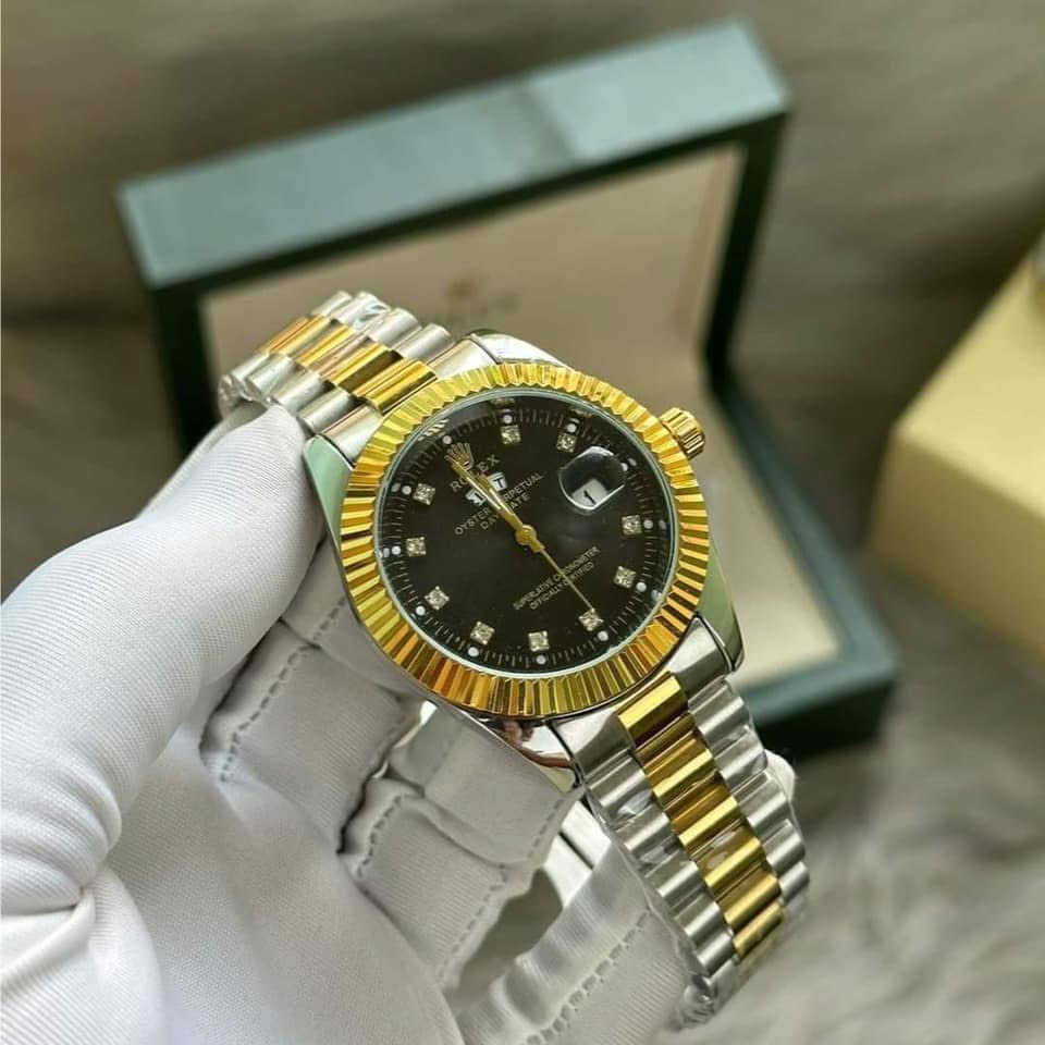 Rolex AA grade Golden shape Black plate